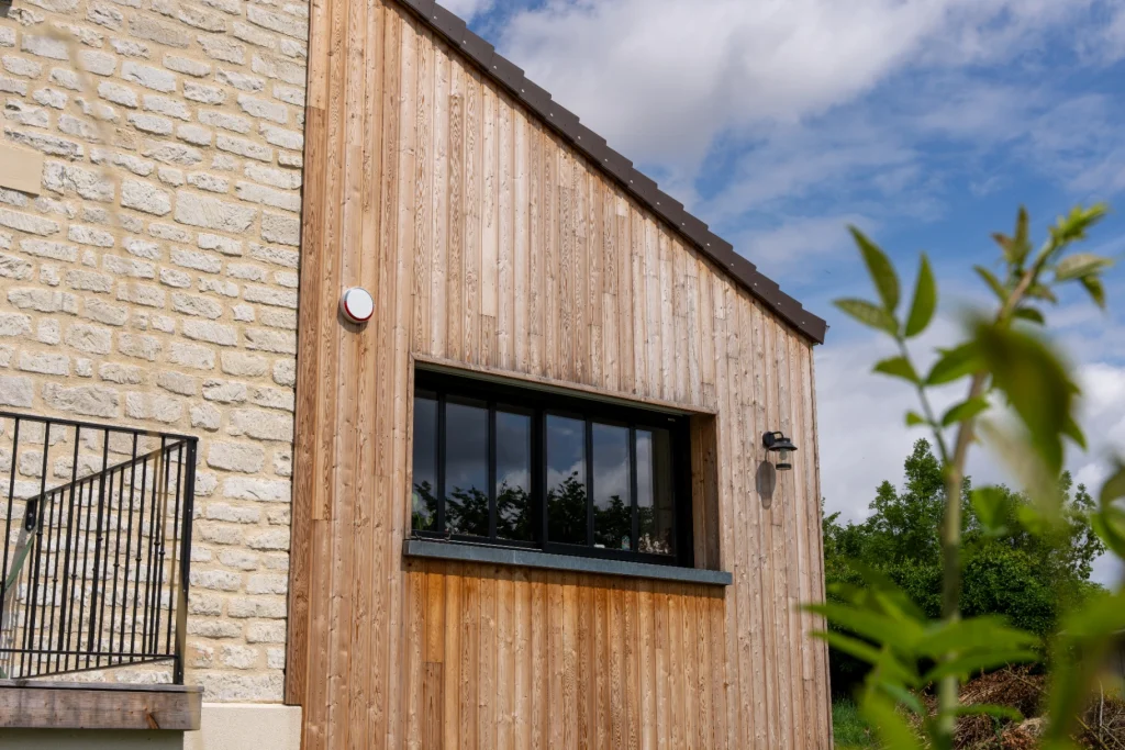 photo maison bardage bois