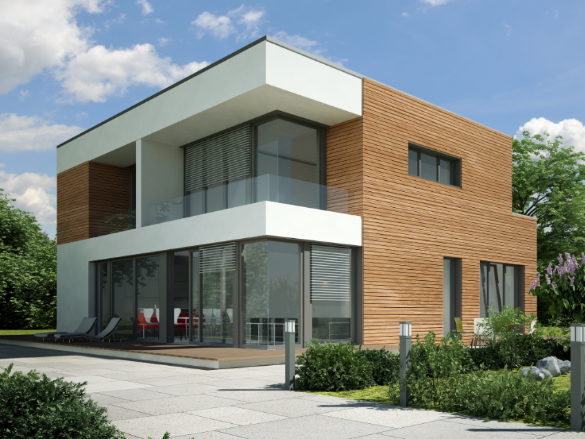 photo maison bardage exterieur
